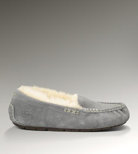 Ugg Outlet Ansley Grey Slippers 987246