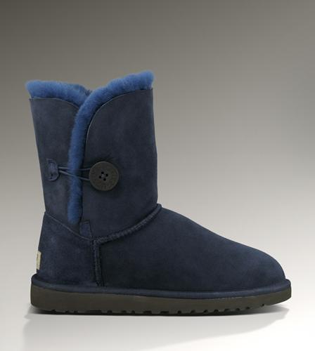 Ugg Outlet Bailey Button Navy Boots 524389