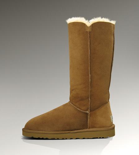 Ugg Outlet Bailey Button Triplet Chestnut Boots 247901