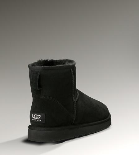 Ugg Outlet Classic Mini Black Boots 846270