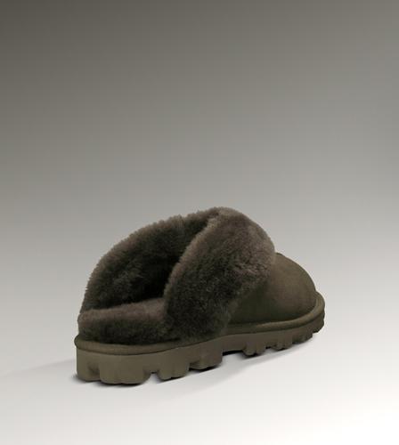 Ugg Outlet Coquette Chocolate Slippers 108564