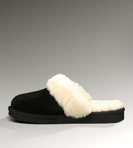 Ugg Outlet Cozy II Black Slippers 130842