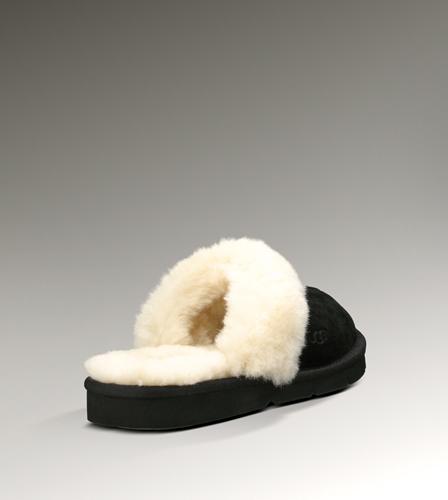 Ugg Outlet Cozy II Black Slippers 130842