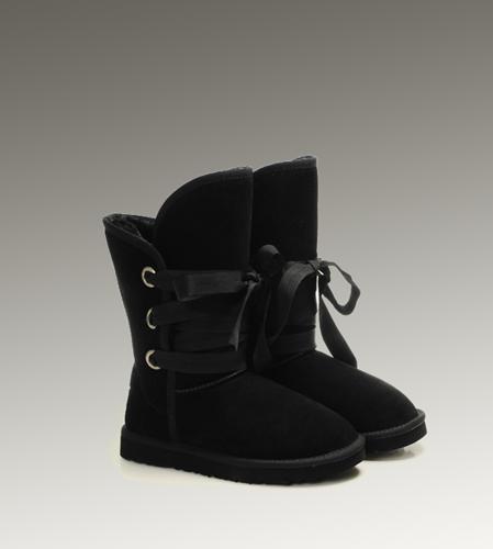 Ugg Outlet Roxy Short Black Boots 695184 - Click Image to Close